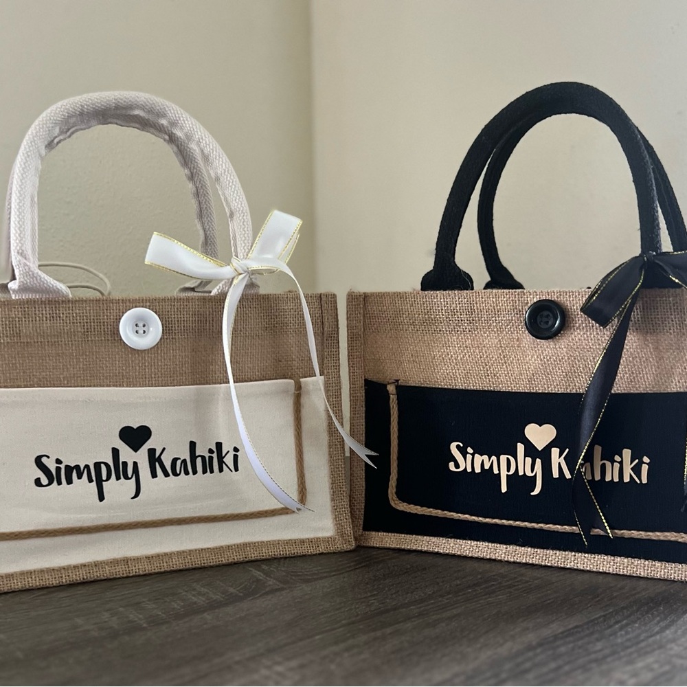 Jute tote bag